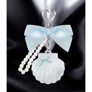 FLOWER KNOWS Shell's Jewel Collection Highlighter Balm BLUE TEARS w/ Charm ~ NIB